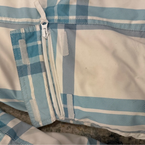 Roxy Ski Coat | Blue and White Plaid - Picture 2 of 8